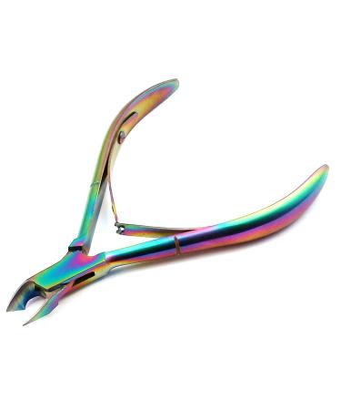 Precise Canada: 1pc Nail Art Colorful Cuticle Nipper Clipper Scissor Dead Skin Remover Manicuring Nail Art Tool