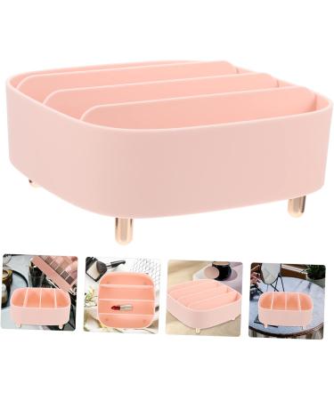 PLAFOPE Makeup Eyeshadow Box Makeup Storage Box Eyeshadow Divided Palettes Holder Divided Makeup Holder Eye Shadow Organizer 20.6X20X8.6CM Pink - Buy Online on SooperMarket.com