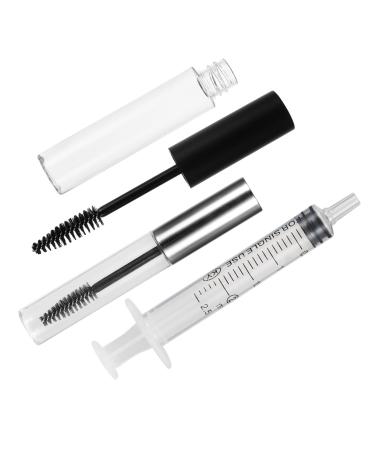 HAPINARY 12pcs Mascara Tube Lash Kits Empty Eyelash Tube Eyelash Cream Tube Refillable Tubes Clear Plastic