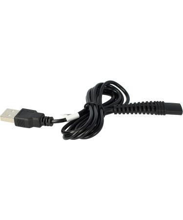 vhbw Charging Cable for Braun Series 3 Shavers - Compatible with 345s 350cc 340s-5 345s-4 345s-5 350 - 120 cm Power Cable - Buy Online on SooperMarket.com