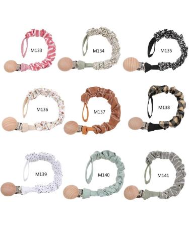 Naturfreundliche Buchenholz Schnullerkette mit Clip Perfekt f r Zahnende Babys | Internationaler Versand - Buy Online on SooperMarket.com