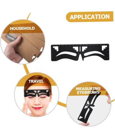 Didiseaon Eyebrow Design Eyebrow Card Eyebrow Makeup Stencil Eyebrow Diy Stencil Balance - Buy Online on SooperMarket.com