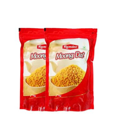 Ramdev | Moong Dal | 400G | Indian Origin | Namkeen |Tasty and Healthy (Pack of 2) Moong Dal 2 Pack
