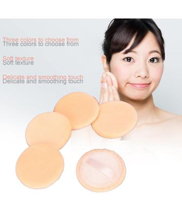 Soft Texture Washable Powder Puff - 5pcs Face Makeup Puff in Orange | International Shipping Available - Buy Online on SooperMarket.com
