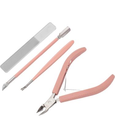 Nail Clipper Set Stainless Steel Multifunctional Portable Manicure Tool Set for Home Shop Travel (Pink) - Buy Online on SooperMarket.com