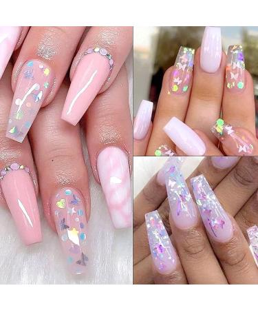12 Colors Butterfly Nail Art Glitter Sequins | 3D Holographic Decals for Acrylic Nails | Manicure Paillettes & Ultrathin Glitters | Nail Art Supplies for Women - Buy Online on SooperMarket.com