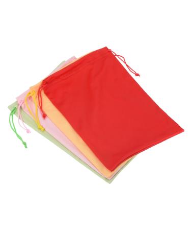 PATIKIL Ski Goggle Bag Set Microfiber Snow Goggles Case Cover Storage Sleeve Drawstring Pouch Pink Red Yellow Green