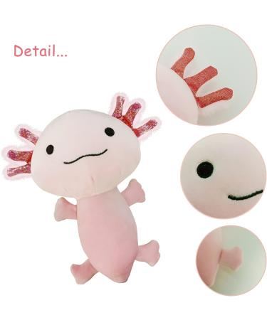 YILITI Axolotl Stuffed Animal Toy 9.8 Inch - Cute Plush Doll for Boys and Girls (Pink) - Soft Axolotl Plush Birthday Gift - Buy Online on SooperMarket.com