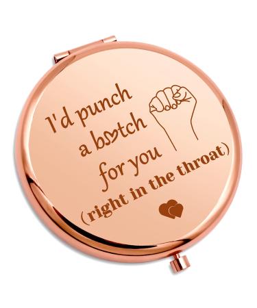 Mothers Day Best Sister Gifts Funny Compact Makeup Mirror Friendship Gifts For Girls Best Friend Birthday Gifts For Women Soul Sister Travel Makeup Mirror Wedding Gifts Graduation Gifts Compact Mirror