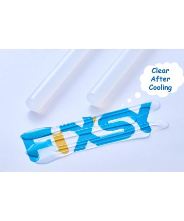 FIXSY Hot Glue Gun Sticks All Purpose  Multi Temp  Full Size 10" Long x .44" Diameter 7/16 11mm  5LB Box Glue Stick  Approx. 90 Sticks- Compatible with Most Glue Guns 10" ALL PURPOSE - Buy Online on SooperMarket.com