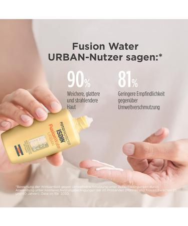 ISDIN Fotoprotector Fusion Water Urban SPF 30 - Ultra-Light Daily Sun Protection (50ml) | Best UV Shield for Urban Environments - Buy Online on SooperMarket.com