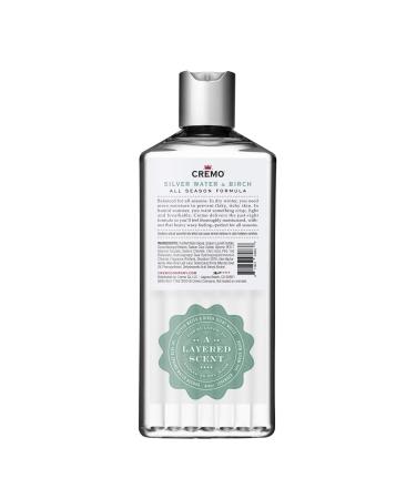 Cremo All Season Body Wash No. 10 - Silver Water & Birch | 16 fl oz (473 ml) - Refreshing Clean & Moisturizing - Buy Online on SooperMarket.com