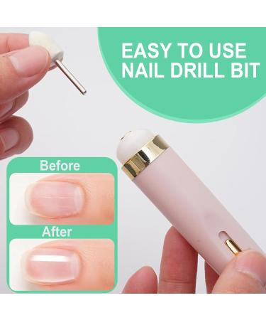 ZJchao Nail Drill Bits | 12 Pcs Wool Felt Polishing Bits for Manicure & Pedicure | Multi-Shaped Grinding Tools for Nail Polish & Jewelry Polishing - Buy Online on SooperMarket.com
