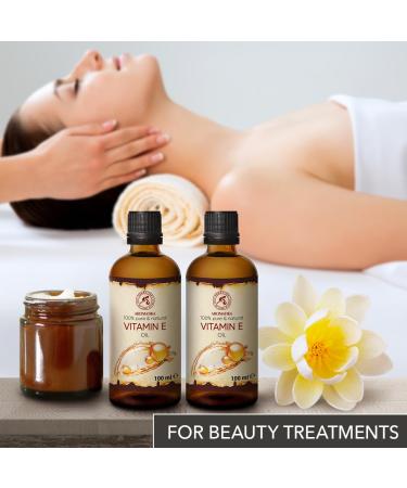 Vitamin E Oil 200ml - Anti-Aging & Wrinkle Care - Rich in Tocopherol - 2x100ml - Buy Online on SooperMarket.com