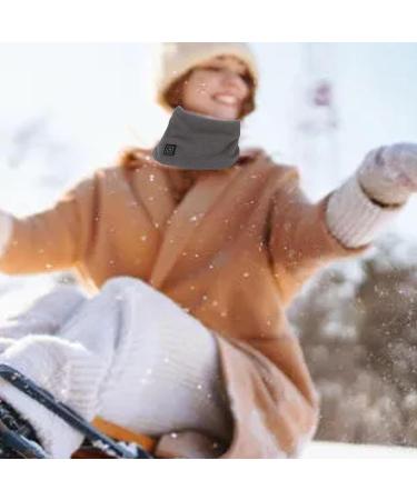 Heated Neck Scarf - Multi-Purpose 3-Way Adjustable Temperature Lightweight & Dirt-Resistant for Autumn - Comfort & Warmth (Gray) - Buy Online on SooperMarket.com