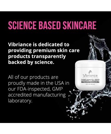 Vibriance Moisturizing Dream Sleep Body Cream | Full Body Dry Skin Moisturizer | Soothes, Relaxes & Rejuvenates Skin | 4 fl oz - Buy Online on SooperMarket.com