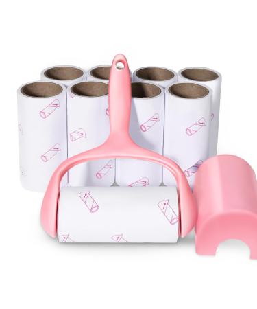 Lint Roller 9 Refills 540 Sheets Super Sticky Pet Hair Remover Kit YQMAJIM Adhesive Lint Brush for Clothes Carpet Car Seats Dust Dogs Cats 1handle+9refills