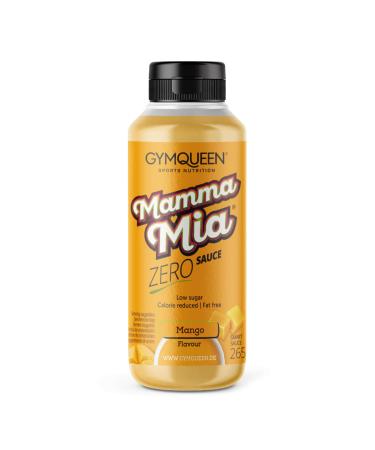 Gymqueen Mamma Mia Zero sauce low in calories without fat and without sugar for refining dishes and desserts vegetarian and lactose -free honey mustard honey mustard 265 ml (1 Pack)