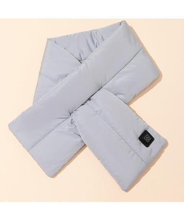Zceplem Electric Neck Heating Pillow - 3 Temperature Settings Warm Collar for Men & Women Gray Heating Scarf for Outdoors - Buy Online on SooperMarket.com