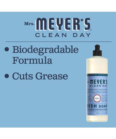 Mrs. Meyer's Liquid Dish Soap Bluebell - 16 FL OZ | Natural & Eco-Friendly Dish Cleaner | International Shipping Available - Buy Online on SooperMarket.com