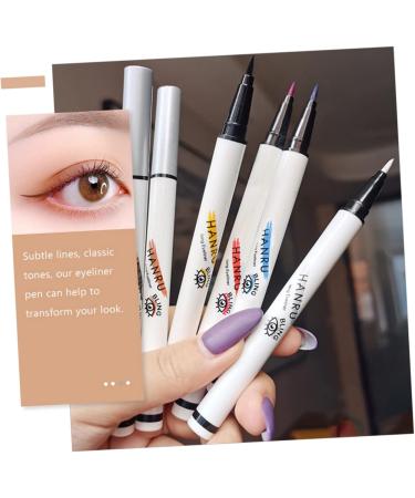 PLAFOPE 6pcs Liquid Eyeliner Pen Ultra-fine Felt-tip Eyeliner White Liquid Eyeliner Pink Eyeliner Abs - Buy Online on SooperMarket.com