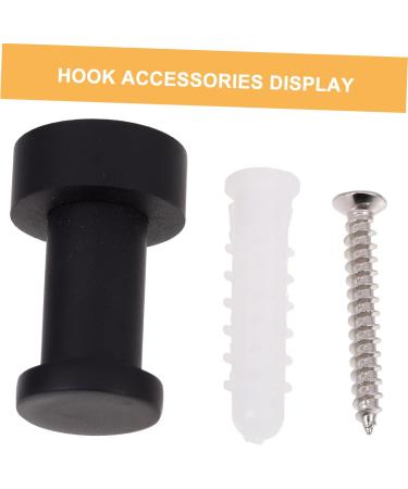 ABOOFAN 4 Pcs Bathroom Towel Hook Heavy Duty Clothes Rack Purses Black Towel Hook Towel Hooks Towel Rack 3X1.8X1.8CMx2pcs Blackx2pcs - Buy Online on SooperMarket.com