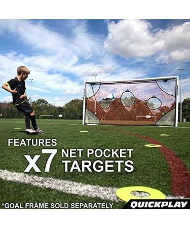 QuickPlay PRO Soccer Goal Target Net - 12x6' with 7 Scoring Zones for Shooting Practice - Buy Online on SooperMarket.com