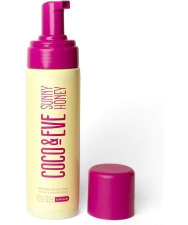 Coco & Eve Sunny Honey Bali Bronzing Foam. Natural Sunless Self Tanner Mousse. Anti Cellulite Organic Sunless Self Tanning Lotion (Ultra Dark) - Buy Online on SooperMarket.com