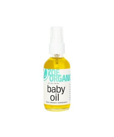 Zoe Organics - Baby Oil Organic Calming Blend of Nutrient-Rich Oils Moisturizes Baby s Delicate Skin Massage Oil Calming Blend of Lavender and Chamomile (2 Ounces)