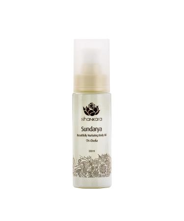 Shankara Sundarya Body Oil for Women and Men with Jasmine Ylang Rose Geranium Sunflower Aloe Vera and Sesame Perfect Moisturizing Body Oil for Uplifting Mind and Purifying Skin. (30ml/1 bottle) 30 ML Sundarya Oil