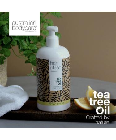 Australian Bodycare Tea Tree Oil Shampoo 500ml | Anti-Dandruff & Scalp Care for Psoriasis Eczema | Tea Tree & Lemon Myrtle Cleansing Solution - Buy Online on SooperMarket.com