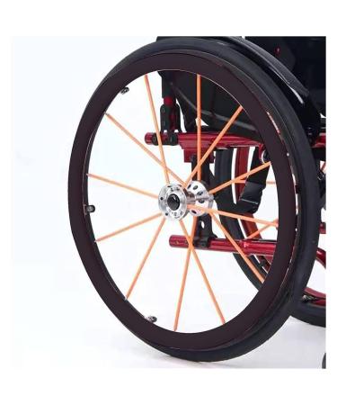 Wheelchair Push Rim Covers 24 inch/22 inch Wheelchair Push Rim Covers Non-Slip Wear-Resistant Hand Push Cover Silicone Snare Push Ring Protective Cover(B 22 inch) 22 inch B