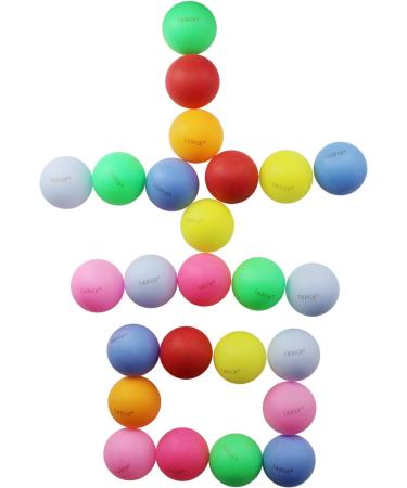 Assorted Color 50 Pack Beer Pong Balls - Washable Plastic Table Tennis Balls by TADICK - Buy Online on SooperMarket.com