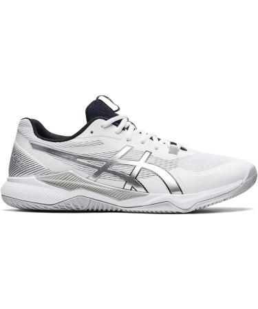 ASICS Men's Gel-Tactic 2 Volleyball Shoes - White/Pure Silver - Size 10 - Buy Online on SooperMarket.com
