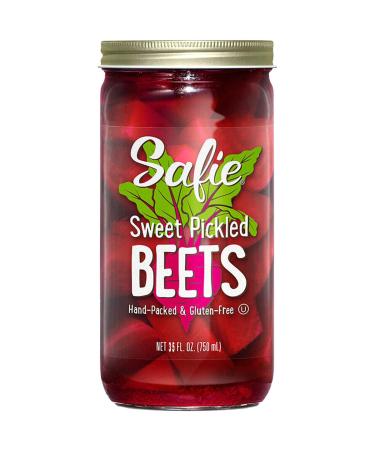 Safie Home Style Sweet Pickled Beets - 35oz Glass Jars (Pack of 2, 70 Oz Total) - Buy Online on SooperMarket.com