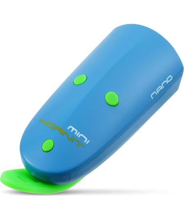 Mini Nano Kids Bike & Scooter Horn - 15 Sound Effects, 3 Light Settings - Blue/Green - Buy Online on SooperMarket.com