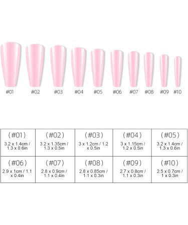 Colorful Nail Tip Pure Color Full Cover Nail Tip Home Salon Stylish Colorful False ABS Material Fake Nail Manicure Tool Easy to Cut(05) - Buy Online on SooperMarket.com