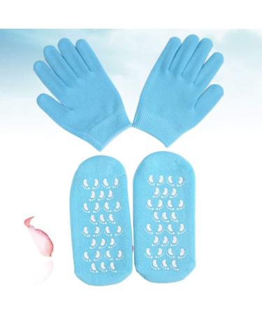 Gloves Moisture Socks Gel Socks Spa Socks Hand Sky Blue - Buy Online on SooperMarket.com