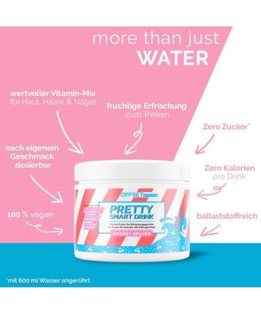 Vitamin Powder for Water - Refreshing Cherry Taste | 12 Vitamins & Minerals | Zero Sugar Zero Calories | Vegan | Offset Nutrition  - Buy Online on SooperMarket.com