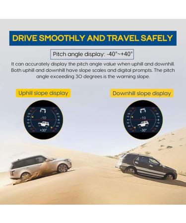 Wosieue X95 Head-Up Display HUD GPS Vehicle Speed Display Inclinometer Universal Durable - Buy Online on SooperMarket.com