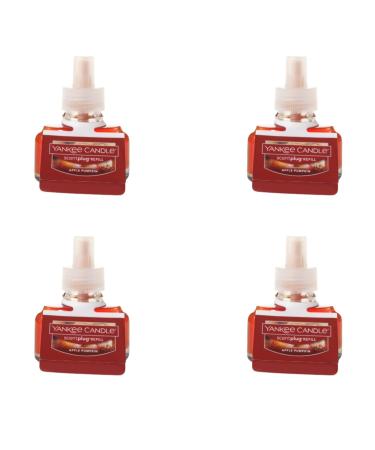 Yankee Candle Apple Pumpkin Electric Home Fragrance Scent Plug Refill (Pack of 4)