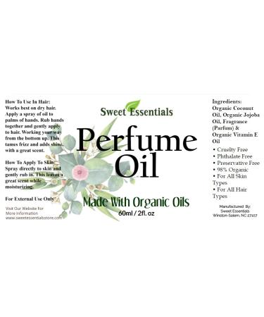 Sweet Essentials Wildflower Meadows Perfume Oil | Organic 2oz Fragrance | Alcohol & Preservative Free | International Shipping Available - Buy Online on SooperMarket.com