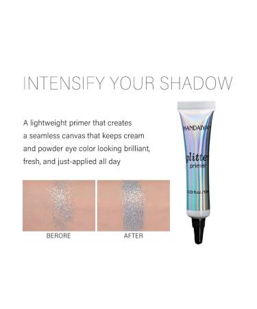 MAEPEOR Glitter Eyeshadow Primer Gel - Waterproof & Smudgeproof, Long-lasting & Professional Base for Eyes, Body, Face & Lips - 2 PCS 10ml - Buy Online on SooperMarket.com