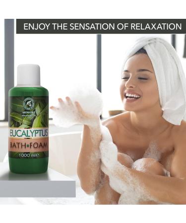 Buy Eucalyptus Essential Oil Bath Foam - 34 Fl Oz | Relaxing Aromatherapy for Good Sleep & Spa Experience - Buy Online on SooperMarket.com