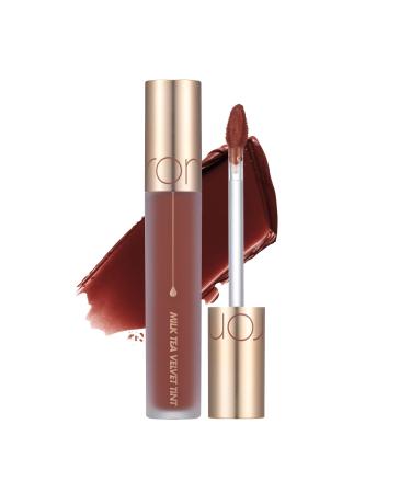rom&nd MILK TEA VELVET TINT |MLBB|matte liquid lipstick| super stay matte ink| k-beauty|cosmetics|warm color 0.15oz (08 EARL GREY TEA)