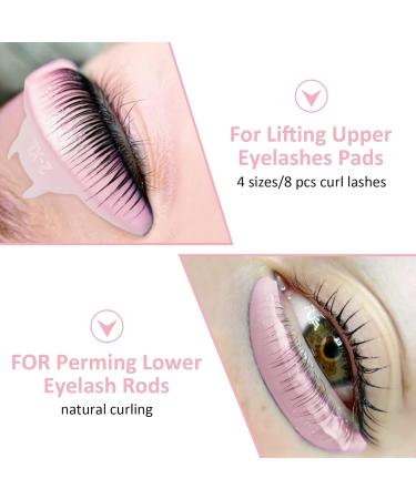 PERMANIA Lash Lift Pads Lash Shields for Lash Lift New Shape Soft and Comfortable Cruelty-Free (5 Pairs-Pink) - Buy Online on SooperMarket.com