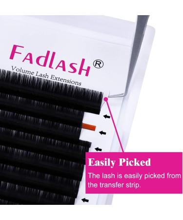 Easy Fan Lashes C Curl 0.07 13-16mm | Mixed Length Russian Lashes for Natural Look | Self Fanning Eyelash Extensions (0.07-C-1316) - Buy Online on SooperMarket.com