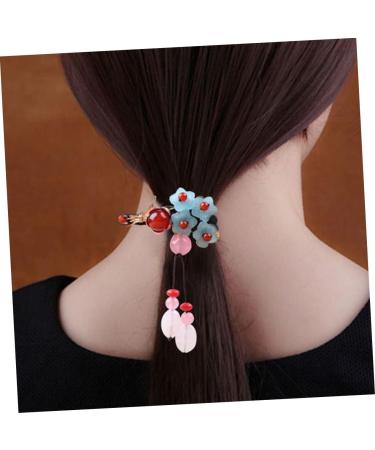 minkissy 1pc Vintage Hair Tie Hanfu Hair Accessories Chinese Hair Accessories Decorative Hair Ties Bead Hair Ties Pearl Hair Cosplay Hair Accessorie Agate Hair Rope Lady Hair Bands Headgear - Buy Online on SooperMarket.com
