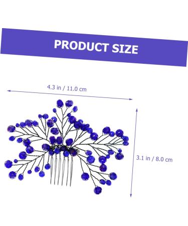 PLAFOPE Bridal Wedding Comb Bridal Headpieces Bridal Side Combs Hair Combs for Women Decorative Wedding Hair Accessories Hair Combs for Women Accessories Hair Comb Clip Bride Hair Comb - Buy Online on SooperMarket.com