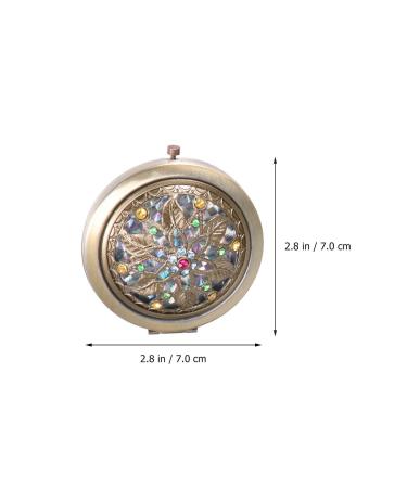 Tinksky Double-sided Folding Compact Makeup Mirror - Random Style - Buy Online on SooperMarket.com